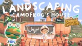 LANDSCAPING VILLAGER HOMES: SPEED BUILD PT 5// ANIMAL CROSSING NEW HORIZONS