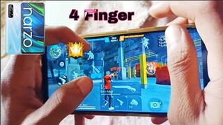 Realme narzo 20pro free fire gameplay test 4 finger claw handcam m1887 onetap headshot SD860 smothaf