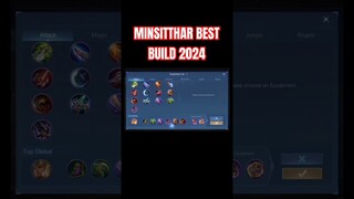 Minsitthar Best Build 2024 (Part 2) #shorts #mlbb