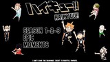 HAIKYUU!!(ハイキユー!!) SEASON 1-2-3 BEST (EPIC) MOMENTS!!