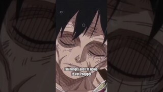 Luffy gets hungry #shorts #anime #onepiece #luffy #zoro #sanji #robin #chopper #funny #viral