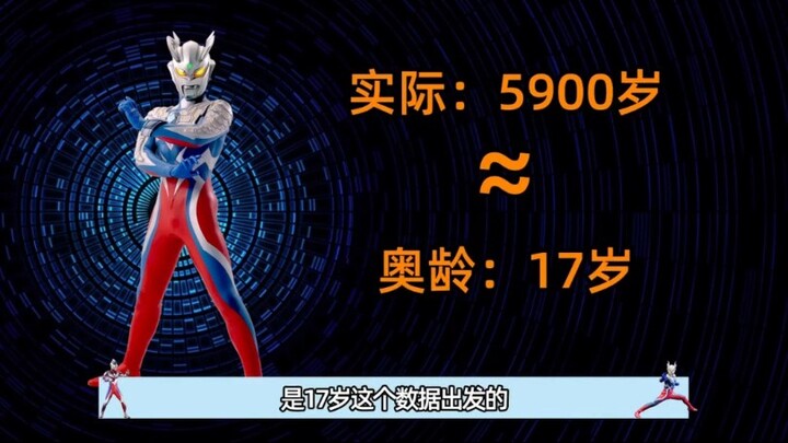 奥特曼年龄大换算！究竟谁才是老登中的老登？ #奥特曼 #光之国 #奥特银河格斗3命运的冲突 #特摄剧