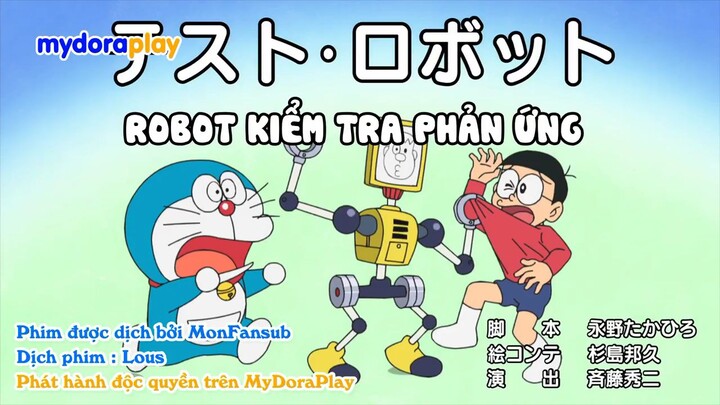 Doraemon vietsub - robot kiểm tra phản ứng