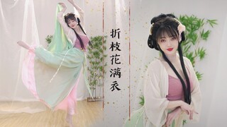 姐姐的绿萝裙会撩动心弦❤️折枝花满衣【白掌柜】