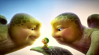 Two Turtle Newborns Are Lost In The Sea While The Elders Are Got Trapped Fidgeting To Be Freed