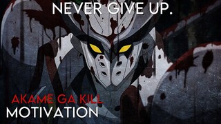 NEVER GIVE UP. - Akame Ga Kill - [AMV] - EPIC Motivational Speech