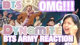 BTS (방탄소년단) ‘Dynamite’ Official MV REACTION | BTS ARMY REACTION TO BTS 방탄소년단 Dynamite Official MV