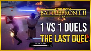 Battlefront 2 Lightsaber Duels The Last Duel Video (Not Really) Battlefront 2 Gameplay