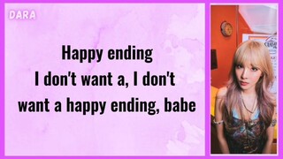 SANDARA PARK (박산다라) - Happy Ending (Easy Lyrics)