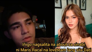 Iñigo Pascual may BINULGAR about sa ugali ni Maris Racal?  Iñigo NABADTRIP sa tanong about Maris?