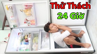 Thử Thách 24H Sống Trong Nhà Tù Tủ Lạnh Đầy Đủ Tiện Nghi | 24h Sống Trong Tủ Lạnh