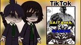 Chainsaw Man React to Saitama vs Cosmic Garou | Tik Toks | 🇪🇸🇺🇸🇧🇷