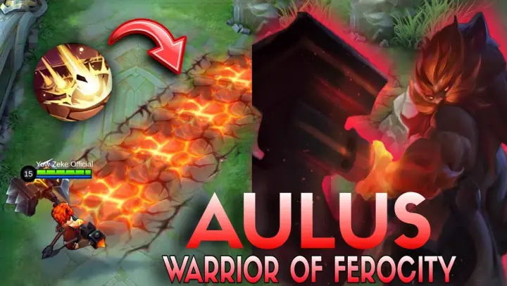 AULUS NEW HERO IN ML |MOBILE LEGENDS NEW HERO|AULUS THE WARRIOR OF FEROCITY|Mobile Legends Bang Bang