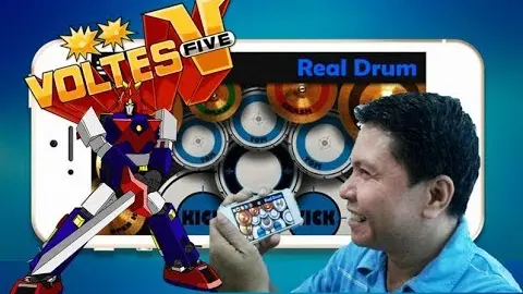Voltes V Opening Theme (Real Drum App Covers by Raymund)