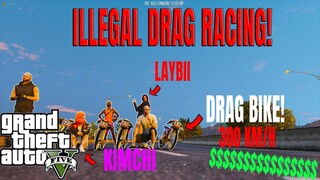 MY NEW DRAG BIKE ! (DRAG RACE KAMI NI KIMCHI AT LAYBII !) (MAY MADUGA!)