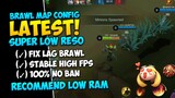 Latest Config! Brawl Smooth Map - Anti Lag + FPS Booster - Fix lag in Mobile Legends