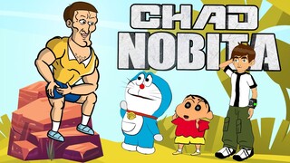 Shinchan Meets Chad Nobita » AU [Ep.12] » dora bujji tamil, doraemon, ben 10, shinchan new episode