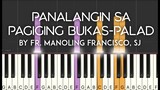 Mass Song: Panalangin sa Pagiging Bukas-Palad (Francisco, SJ) synthesia piano tutorial