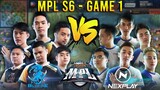 NXP SOLID VS BLUFIRE [GAME 1] | MPL PH Season 6 | MLBB