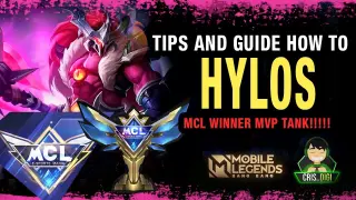 How to Hylos Part 2 | MCL  WINNER MVP TANK | Cris DIGI | Tips and Guides