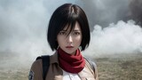 A large number of low-resolution Mikasa AI painting cosplay pictures