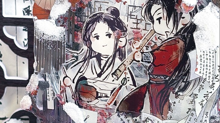 生活不易，花怜吹拉弹奏卖艺（好命苦的流麻