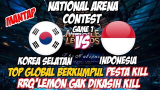 TOP GLOBAL BERKUMPUL 1 TEAM PESTA KILL,RRQ'LEMON GAK KEBAGIAN KILL | NATIONAL ARENA CONTEST 13122017