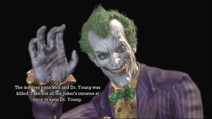 Joker: Game Over Screen (Batman Arkham Asylum)