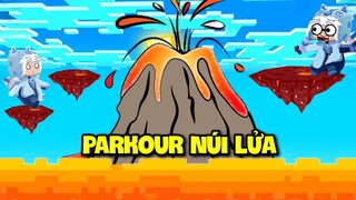 MEOWPEO THỬ THÁCH PARKOUR TRÊN NÚI LỬA 1000 ĐỘ SIÊU NÓNG SIÊU NGUY HIỂM TRONG MINI WORLD MINI GAME