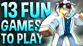 Top 13 Most Fun Roblox games to play when your bored