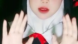 anime cosplay kaguya hijab. cosplay hijab