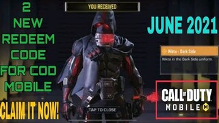 *June 2021* Call Of Duty Mobile New Redeem Code | Cod Mobile Redeem Code Garena