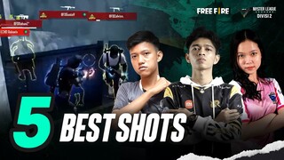 TOP 5 BEST SHOTS, PERMAINAN TERBAIK DI WEEK 3! - FFML Season V Divisi 2 Highlights