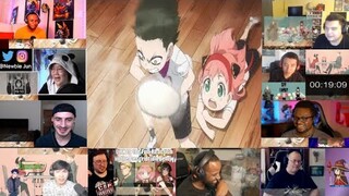 DAMIAN SAVES ANYA ? |  Spy x Family Episode 10 Mega Reaction Mashup | #spyxfamily #anime