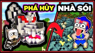 PHONG CẬN TV PHÁ HỦY NGÔI NHÀ CHÓ SÓI CỦA SIRO BẰNG 1000 TNT | KHÁM PHÁ BÍ ẨN TRONG NHÀ HERO TEAM