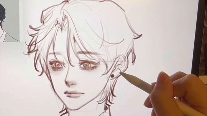 [Zhi Shangjun] แฟน ๆ เปลี่ยนภาพวาด! รวมถึงแสงและเงาและขนตาสีขาว