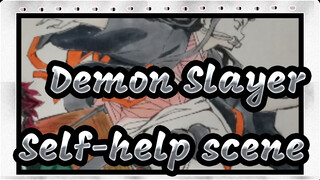 Demon Slayer|【Self-Drawn AMV】Large-scale self-help scene