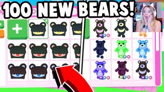 We Opened 100 MOON BEAR BOXES in Adopt Me!