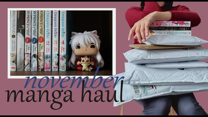 MANGA HAUL & UNBOXING | 20+ VOLUMES | NOVEMBER 2021