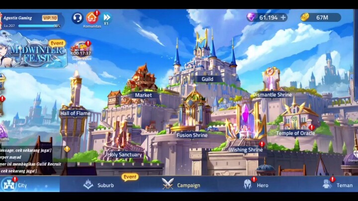 NEKAD !! GACHA 60K DM NYARI NIMBUS EUDORA SAMPAI AWAKEND Mobile Legends_Adventure part 1