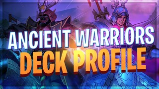 SLEEPER META CONTENDER!? UPDATED ANCIENT WARRIORS DECK PROFILE! Yu-Gi-Oh