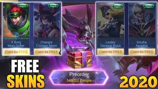 Free Elite and Special Skin, October 2020 | New Event in Mobile Legends | Zangelo