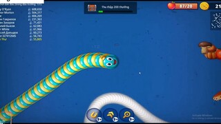 Worms zone.io 289 Rắn Phàm ăn - Vùng Giun Đất - 5