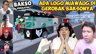 Reaksi Gamer Desain Gerobak Baksonya Pake Logo Miawaug | Bakso Simulator Indonesia