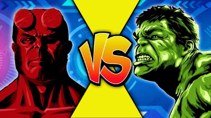 HELLBOY VS HULK | HIGH LEVEL INSANE EPIC FIGHT| STREET FIGHTERS MUGEN