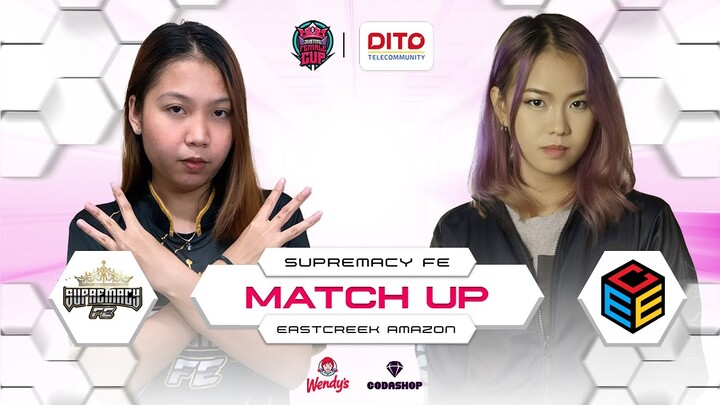 Supremacy Fe vs Eastcreek Amazons Game 1 Just ML Female CUP BO3  | Mobile Legends