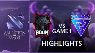 Game 1 Highlights: Boom Rivalry vs Tundra Esports (BO2) Arlington Major - Group Stage