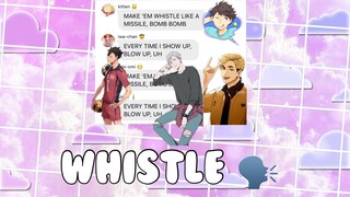 Haikyuu Lyric Prank || KuroKawaSumuLev || WHISTLE - BLACKPINK