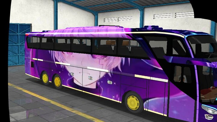 ketika bus wibu ikut konvoi jalanan😎😁