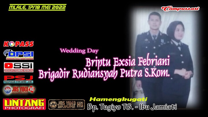 Live  siang Wedding Briptu Exsia F. & Brigadir Rudiansyah P. S.Kom. || HONOCOROKO cs. || PRAY Pro